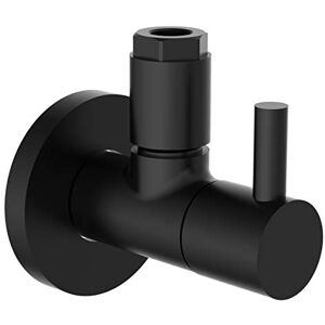 Kirchhoff Design 98166120 Universal Angle Valve with Quick Release Angle Regulation Valve for Cold and Hot Water Pipes Black Kirchhoff Design 98166120 Universal Angle Valve with Quick Release Angle Regulation Valve for Cold and Hot Water Pipes Black