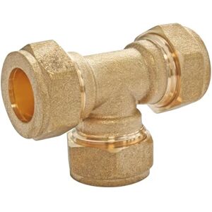 SOMATHERM FOR YOU //54-16 Ty 16 Te Equal to Brass Compression for Copper Pipe Diameter 16 mm, Gray, Klein SOMATHERM FOR YOU //54-16 Ty 16 Te Equal to Brass Compression for Copper Pipe Diameter 16 mm, Gray, Klein