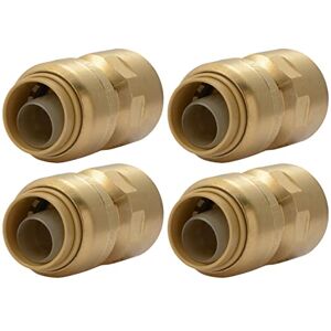 SharkBite U072LFA4 Brass Push Female Adapter, 1/2 in, 4 Pack SharkBite U072LFA4 Brass Push Female Adapter, 1/2 in, 4 Pack