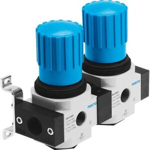FESTO 528956 Model LRB-3/8-D-7-O-K2-MIDI Pressure Regulating Valve Manifold FESTO 528956 Model LRB-3/8-D-7-O-K2-MIDI Pressure Regulating Valve Manifold