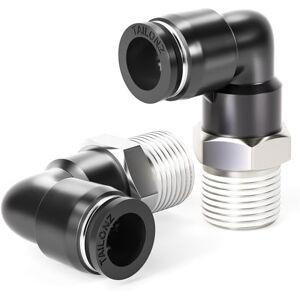 TAILONZ PNEUMATIC Male Elbow 1/4 Inch Tube OD x 1/4 Inch NPT Thread,PL-1/4-N2 Push to Connect Tube Fitting (Pack of 10) TAILONZ PNEUMATIC Male Elbow 1/4 Inch Tube OD x 1/4 Inch NPT Thread,PL-1/4-N2 Push to Connect Tube Fitting (Pack of 10)