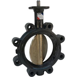 NIBCO LD-2000-3 Series Ductile Iron Butterfly Valve with EPDM Liner and Aluminum Bronze Disc, Lever-Lock Handle, Lug, 3 NIBCO LD-2000-3 Series Ductile Iron Butterfly Valve with EPDM Liner and Aluminum Bronze Disc, Lever-Lock Handle, Lug, 3