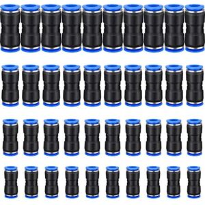 Honoson 40 Pieces Straight Push Connectors, Push to Connect Fittings Quick Release Pneumatic Connectors Air Line Fittings Connect Air Hose Fittings, 2 Way Honoson 40 Pieces Straight Push Connectors, Push to Connect Fittings Quick Release Pneumatic Connectors Air Line Fittings Connect Air Hose Fittings, 2 Way