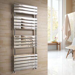 Ibathuk - Designer Flat 1600 - Chrome - Towel Radiator Ibathuk - Designer Flat 1600 - Chrome - Towel Radiator