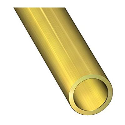 CQFD Solid Brass Round Tube 2mm x 0.3mm x 1m CQFD Solid Brass Round Tube 2mm x 0.3mm x 1m