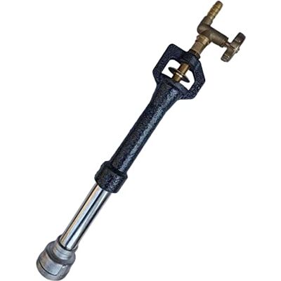 LSMIITTH Gas Burner for Gas Forges, 100,000 BTU, Brass Needle Valve, High Pressure Propane, LPG, Butane Gas, 8'' Long Feed Tube LSMIITTH Gas Burner for Gas Forges, 100,000 BTU, Brass Needle Valve, High Pressure Propane, LPG, Butane Gas, 8'' Long Feed Tube