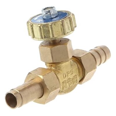 DYMKIE Elbow Brass Needle Valve 10mm Gas Adjuster Barbed Spigots 1 Mpa(8mm) DYMKIE Elbow Brass Needle Valve 10mm Gas Adjuster Barbed Spigots 1 Mpa(8mm)