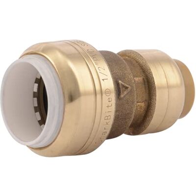 SharkBite PVC Fitting UIP4008A ½ inch X ½ inch CTS, PVC Connector to Copper, PEX, CPVC, HDPE or PE-RT for Potable Water SharkBite PVC Fitting UIP4008A ½ inch X ½ inch CTS, PVC Connector to Copper, PEX, CPVC, HDPE or PE-RT for Potable Water