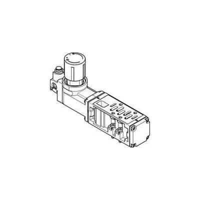 FESTO 555769 Model VABF-S1-2-R7C2-C-6 Regulator Plate FESTO 555769 Model VABF-S1-2-R7C2-C-6 Regulator Plate