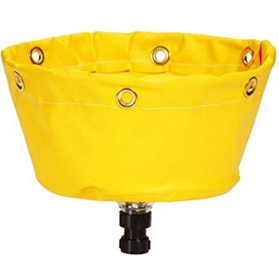 PIG New Low Profile Pipe Leak Diverter – Compact Yellow Funnel, 23cm H x 29cm Dia., Diverts Leaks Safely in Tight Spaces PIG New Low Profile Pipe Leak Diverter – Compact Yellow Funnel, 23cm H x 29cm Dia., Diverts Leaks Safely in Tight Spaces