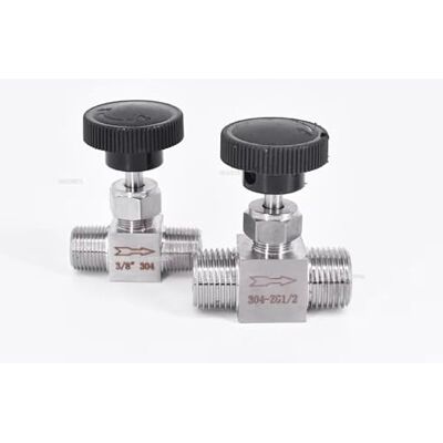 REACHMIN 1/8" 1/4" 3/8" 1/2" BSP NPT Male Needle Valve Crane 304 Stainless Flow Control Water Gas Oil Propane 915 PSI (NPT) REACHMIN 1/8" 1/4" 3/8" 1/2" BSP NPT Male Needle Valve Crane 304 Stainless Flow Control Water Gas Oil Propane 915 PSI (NPT)