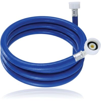 Spares2go Universal Washing Machine Cold Water Inlet Hose Fill Pipe (2.5m) Widely Accepted Standard 3/4 Inch BSP Fittings Feed Tube with Angled Appliance Connector and Connection Seals Spares2go Universal Washing Machine Cold Water Inlet Hose Fill Pipe (2.5m) Widely Accepted Standard 3/4 Inch BSP Fittings Feed Tube with Angled Appliance Connector and Connection Seals