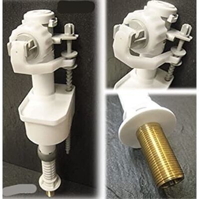 SIAMP Monaco 99T 3/8" BSP Telescopic Bottom Inlet Cistern Fill Float Valve 30992210 Brass Thread SIAMP Monaco 99T 3/8" BSP Telescopic Bottom Inlet Cistern Fill Float Valve 30992210 Brass Thread