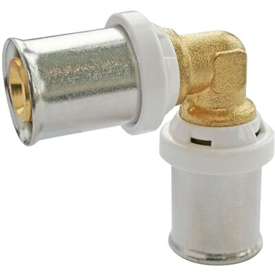 SOMATHERM FOR YOU Set of 10 Equal Pressing Elbows for Multilayer Tube Ø20 Multisertaggio TH/H/U Brass Body CW617N Stainless Steel Sleeve Control Window SOMATHERM FOR YOU Set of 10 Equal Pressing Elbows for Multilayer Tube Ø20 Multisertaggio TH/H/U Brass Body CW617N Stainless Steel Sleeve Control Window