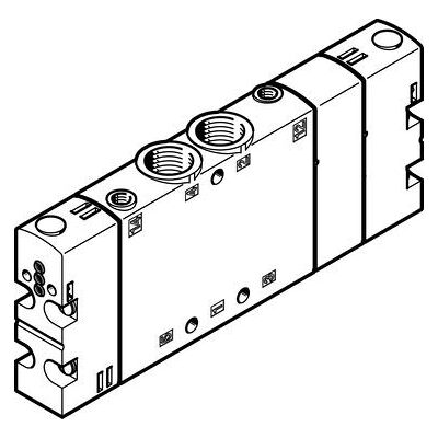 FESTO 550162 Model CPE18-P1-5/3BS-1/4 Basic Valve FESTO 550162 Model CPE18-P1-5/3BS-1/4 Basic Valve