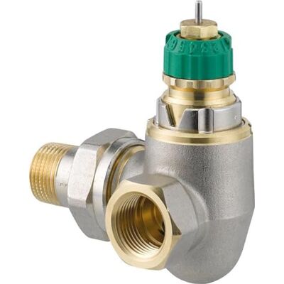 Danfoss 013G7719 Tap Body Radiator Right Angle 1/2 Inch RA-DV 15 Dynamic Valve Danfoss 013G7719 Tap Body Radiator Right Angle 1/2 Inch RA-DV 15 Dynamic Valve