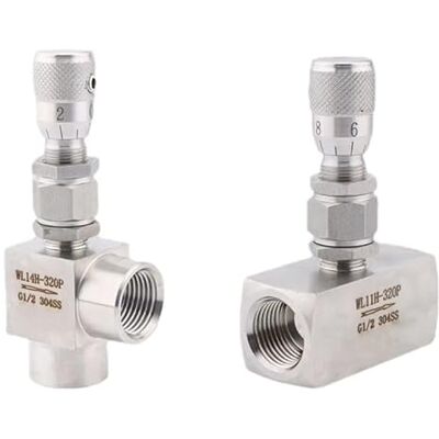 REACHMIN 1/8" 1/4" 3/8" 1/2" BSP NPT Female Straight Right-Angle 304 316 Stainless Steel Flow Micro Rregulating Metering Needle Valve (Straight SS316L) REACHMIN 1/8" 1/4" 3/8" 1/2" BSP NPT Female Straight Right-Angle 304 316 Stainless Steel Flow Micro Rregulating Metering Needle Valve (Straight SS316L)