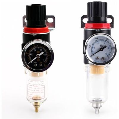 TPDRKOWJX Pressure Regulator, AFR2000 1/4 INCH Thread Water Separator Trap Filter Airbrush Compressor Air Source Treatment Unit 1Pcs(Fiber,Without Connector)(Fiber Filter,with 4mm Connector) TPDRKOWJX Pressure Regulator, AFR2000 1/4 INCH Thread Water Separator Trap Filter Airbrush Compressor Air Source Treatment Unit 1Pcs(Fiber,Without Connector)(Fiber Filter,with 4mm Connector)