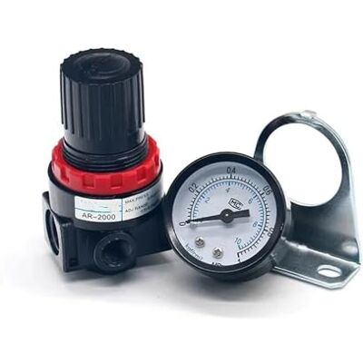 TPDRKOWJX Pressure Regulator, AR2000 1/4 INCH Thread Pneumatic Air Compressor Reduction Valve 4MM 6MM 8MM 10MM 12MM Connector Fittings 1Pcs(AR2000)(Af2000 T 6mm) TPDRKOWJX Pressure Regulator, AR2000 1/4 INCH Thread Pneumatic Air Compressor Reduction Valve 4MM 6MM 8MM 10MM 12MM Connector Fittings 1Pcs(AR2000)(Af2000 T 6mm)