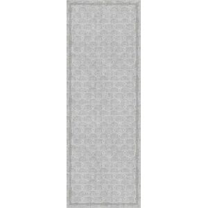 Think Rugs Catherine Lansfield Deco Peacock Washable Rug, Silver Think Rugs Catherine Lansfield Deco Peacock Washable Rug, Silver