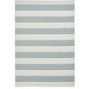 Think Rugs Catherine Lansfield Cove Stripe Modern Linear Rug, Sage Green Think Rugs Catherine Lansfield Cove Stripe Modern Linear Rug, Sage Green
