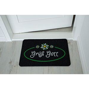 Astra Premium Rep Mat Flocky Color Polypropylene Entrance Door Mat 40 x 60 x 0.8 cm, Grüß Gott Grau/Anthrazit, 40 x 60 x 0,8 cm Astra Premium Rep Mat Flocky Color Polypropylene Entrance Door Mat 40 x 60 x 0.8 cm, Grüß Gott Grau/Anthrazit, 40 x 60 x 0,8 cm