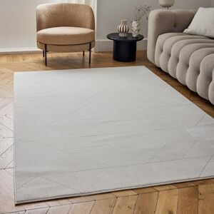 THE RUGS Carmel Modern Area Rug - Cream, Beige, Grey - Modern Design THE RUGS Carmel Modern Area Rug - Cream, Beige, Grey - Modern Design