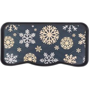 Nicoman Boot Tray Shoe Organiser Non Slip Washable Multipurpose Container Floor Carpet Protection for Indoor Outdoor (Snowflake, Pack of 1) Nicoman Boot Tray Shoe Organiser Non Slip Washable Multipurpose Container Floor Carpet Protection for Indoor Outdoor (Snowflake, Pack of 1)