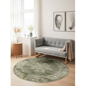 Hanse Home Lydia Short Pile Round Rug Oriental Living Room Rug, Short Pile Classic, Soft in Oriental Design for Living Room, Bedroom, Dining Room, Hallway Mint, Diameter 160 cm Hanse Home Lydia Short Pile Round Rug Oriental Living Room Rug, Short Pile Classic, Soft in Oriental Design for Living Room, Bedroom, Dining Room, Hallway Mint, Diameter 160 cm