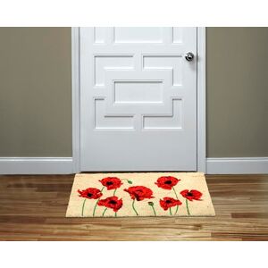 Coco&Coir Everything in a nutshell Coco&Coir Door Mat Non-Slip Thick Coir Premium Quality Rubber Backed Eco-Friendly Indoor Outdoor Heavy Duty Flower Themed Entrance Door Mat 45 x 75 cm (Eternal Poppy) Coco&Coir Everything in a nutshell Coco&Coir Door Mat Non-Slip Thick Coir Premium Quality Rubber Backed Eco-Friendly Indoor Outdoor Heavy Duty Flower Themed Entrance Door Mat 45 x 75 cm (Eternal Poppy)