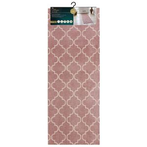 JVL Dusty Pink Mega Runner Doormat - Doormat JVL Dusty Pink Mega Runner Doormat - Doormat