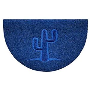 Nicoman Embossed Halfmoon Half Circle Door Mat Dirt-Trapper Jet-Washable Doormat 70x44cm (Blue, CACTUS Shape) Use Indoor or Sheltered Outdoor Nicoman Embossed Halfmoon Half Circle Door Mat Dirt-Trapper Jet-Washable Doormat 70x44cm (Blue, CACTUS Shape) Use Indoor or Sheltered Outdoor