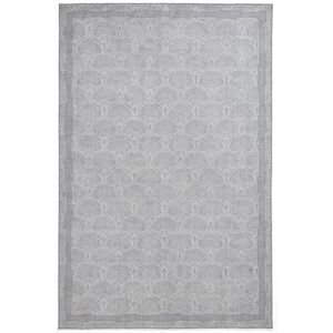 Think Rugs Catherine Lansfield Deco Peacock Washable Rug, Silver Think Rugs Catherine Lansfield Deco Peacock Washable Rug, Silver