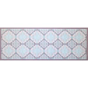 oKu-Tex Doormat Dirt Trapper Mat, Kitchen Runner Mosaic Pattern Tiles Checked Washable Door Mat for Indoor Use Non-Slip Light Blue/Grey 45 x 75 cm oKu-Tex Doormat Dirt Trapper Mat, Kitchen Runner Mosaic Pattern Tiles Checked Washable Door Mat for Indoor Use Non-Slip Light Blue/Grey 45 x 75 cm