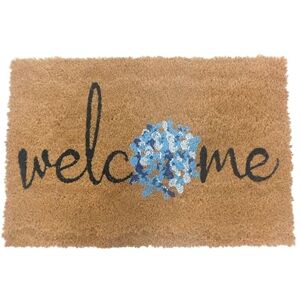 Relaxdays Coconut Doormat with Floral Design, Non-Slip, Weatherproof, Indoor & Outdoor Welcome Mat, Multicolor 60x40 cm Relaxdays Coconut Doormat with Floral Design, Non-Slip, Weatherproof, Indoor & Outdoor Welcome Mat, Multicolor 60x40 cm