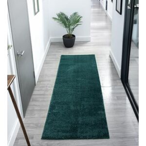 Rugs by Desire Comfy Washable Modern Living Room Rug Polyester Plain Indoor Area Rug with Low Pile Anti-Slip Felt Backing SuperSoft Carpet Bedroom-Hallway, Emerald, 60x200 cm Rugs by Desire Comfy Washable Modern Living Room Rug Polyester Plain Indoor Area Rug with Low Pile Anti-Slip Felt Backing SuperSoft Carpet Bedroom-Hallway, Emerald, 60x200 cm