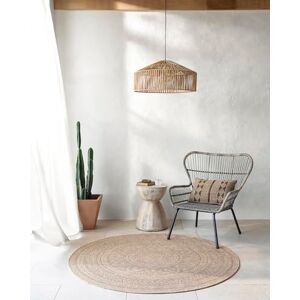 Livabliss Nova Outdoor Rug Large Boho Round Rug for Living Room 100x100 cm Kitchen Carpet, Patterned Neutral and Coloured, Waterproof, Stain Durable Tan and Black Livabliss Nova Outdoor Rug Large Boho Round Rug for Living Room 100x100 cm Kitchen Carpet, Patterned Neutral and Coloured, Waterproof, Stain Durable Tan and Black