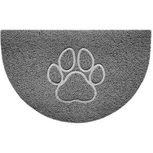Nicoman Embossed Halfmoon Half Circle Door Mat Dirt-Trapper Jet-Washable Doormat 70x44cm (Grey, PAW Shape) Use Outdoor ONLY Nicoman Embossed Halfmoon Half Circle Door Mat Dirt-Trapper Jet-Washable Doormat 70x44cm (Grey, PAW Shape) Use Outdoor ONLY