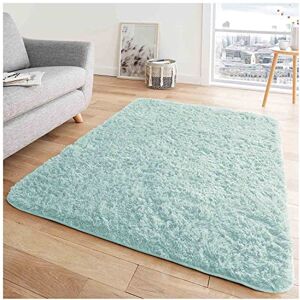 GC GAVENO CAVAILIA Ultra Soft Rugs Living Room Rug Extra Soft Bedroom Rug Non Slip Fluffy Rug Floor Carpet Duck Egg 160X230 GC GAVENO CAVAILIA Ultra Soft Rugs Living Room Rug Extra Soft Bedroom Rug Non Slip Fluffy Rug Floor Carpet Duck Egg 160X230