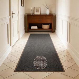 Romon Brown Kitchen Rug, 43 x 180 cm, Non-Slip Washable, Long Kitchen Rug for Kitchen, Hallway, Laundry Romon Brown Kitchen Rug, 43 x 180 cm, Non-Slip Washable, Long Kitchen Rug for Kitchen, Hallway, Laundry