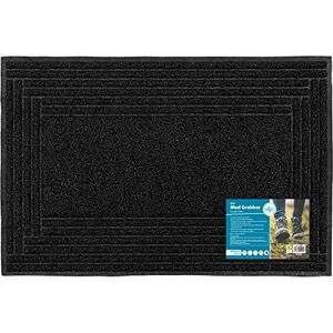 JVL Mud Grabber Spaghetti Scraper Doormat, 40x60cm, Black Border JVL Mud Grabber Spaghetti Scraper Doormat, 40x60cm, Black Border