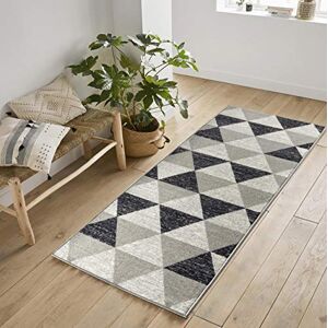 Serdim Rugs - Runner - Grey - 67x220 cm - Non Slip Entrance Mat Serdim Rugs - Runner - Grey - 67x220 cm - Non Slip Entrance Mat