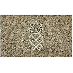 Nicoman Embossed Spaghetti Door Mat Dirt-Trapper Jet-Washable Doormat 70x43cm (Beige, PINEAPPLE Shape) Use Indoor or Sheltered Outdoor Nicoman Embossed Spaghetti Door Mat Dirt-Trapper Jet-Washable Doormat 70x43cm (Beige, PINEAPPLE Shape) Use Indoor or Sheltered Outdoor