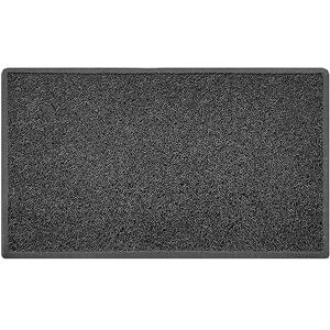 Nicoman Plain Door Mat Dirt Trapper PVC Spaghetti Mat Washable Quick Drying Barrier Doormat-Dark Grey (Watertight Rubber-Back)-Medium (75x44cm) Nicoman Plain Door Mat Dirt Trapper PVC Spaghetti Mat Washable Quick Drying Barrier Doormat-Dark Grey (Watertight Rubber-Back)-Medium (75x44cm)