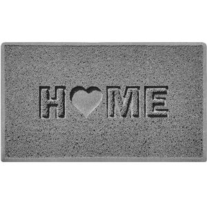 Nicoman LOVE at HOME Doormat 75x44cm Quiet Gray|Heavy Duty Non-Slip|Indoor/Outdoor|Barrier Dirt-Trapper Floor Mat|Home Patio Garden Conservatory Door Mat|Home Heart Nicoman LOVE at HOME Doormat 75x44cm Quiet Gray|Heavy Duty Non-Slip|Indoor/Outdoor|Barrier Dirt-Trapper Floor Mat|Home Patio Garden Conservatory Door Mat|Home Heart