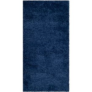 Safavieh Shaggy Rug for Living Room Dining Room Bedroom Milan Shag Collection High Pile Navy 24" X 36 Safavieh Shaggy Rug for Living Room Dining Room Bedroom Milan Shag Collection High Pile Navy 24" X 36