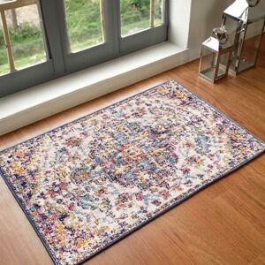 Livabliss Asmara Vintage Rug Hallway Runner Rugs Living Room 60x90 cm Scandi Neutral Rug, Traditional Patterned Boho Style, Natural Easy Care Pile Hallway Runners, Burgundy and Blue Livabliss Asmara Vintage Rug Hallway Runner Rugs Living Room 60x90 cm Scandi Neutral Rug, Traditional Patterned Boho Style, Natural Easy Care Pile Hallway Runners, Burgundy and Blue