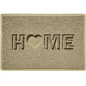 Nicoman LOVE at HOME Doormat 60x40cm Honesty Beige|Heavy Duty Non-Slip|Indoor/Outdoor|Entrance Barrier Dirt-Trapper Floor Mat|Home Patio Garden Conservatory Door Mat|Home Heart Nicoman LOVE at HOME Doormat 60x40cm Honesty Beige|Heavy Duty Non-Slip|Indoor/Outdoor|Entrance Barrier Dirt-Trapper Floor Mat|Home Patio Garden Conservatory Door Mat|Home Heart
