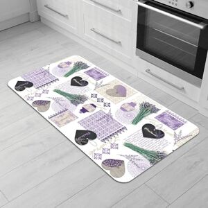Comart Malaga Kitchen Rug Runner 100% PVC Stain Resistant Non-Slip Waterproof Machine Washable Mat Modern Lane for Kitchen and Hallway Lavender 55 x 100 cm Comart Malaga Kitchen Rug Runner 100% PVC Stain Resistant Non-Slip Waterproof Machine Washable Mat Modern Lane for Kitchen and Hallway Lavender 55 x 100 cm