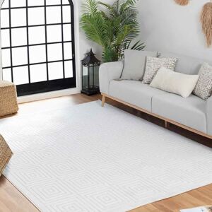 Livabliss Austin Indoor Outdoor Boho Style for Living Room 160x220 cm, Dining & Kitchen Carpet, Neutral Pattern, Waterproof, Stain Resistant, Durable – White Livabliss Austin Indoor Outdoor Boho Style for Living Room 160x220 cm, Dining & Kitchen Carpet, Neutral Pattern, Waterproof, Stain Resistant, Durable – White